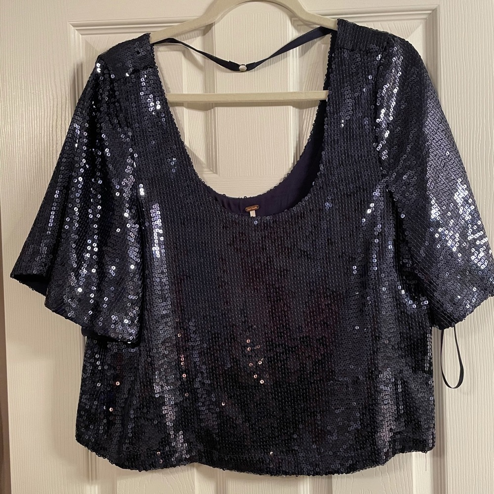 Free people sparkle crop